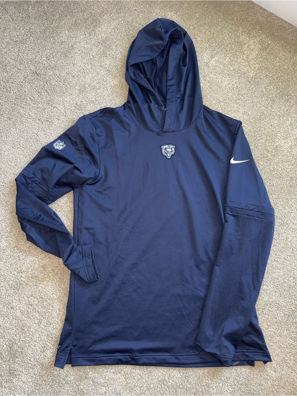 Nike Chicago Bears Nike NFL Dri-FIT Lightweight Hoodie NFL Dri-FIT Lightweight